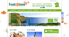 Desktop Screenshot of food4good.fr