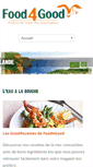Mobile Screenshot of food4good.fr